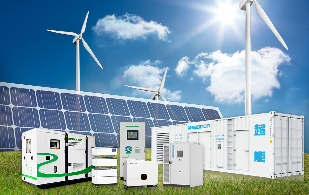 共赴零碳未来 | 尊龙凯时人生就是搏“风-光-柴-储”微电网系统先容